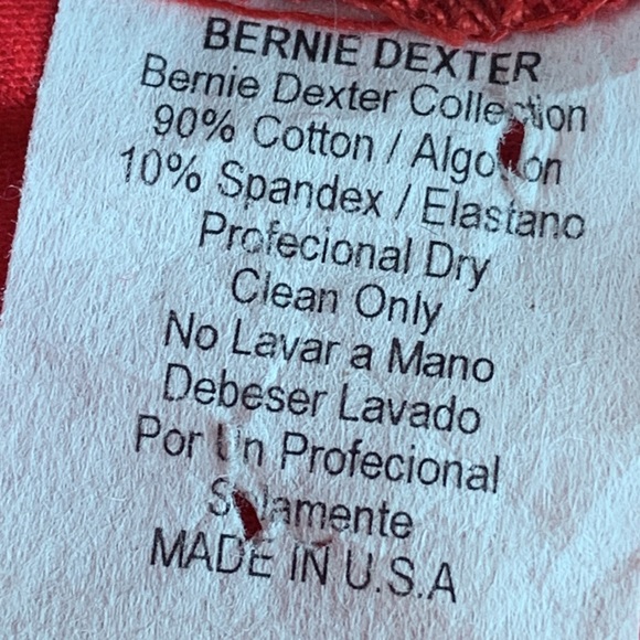 NWOT Bernie Dexter Red Crop Princess Puff Sleeve Bombshell Pinup Rockabilly Top - Picture 6 of 8